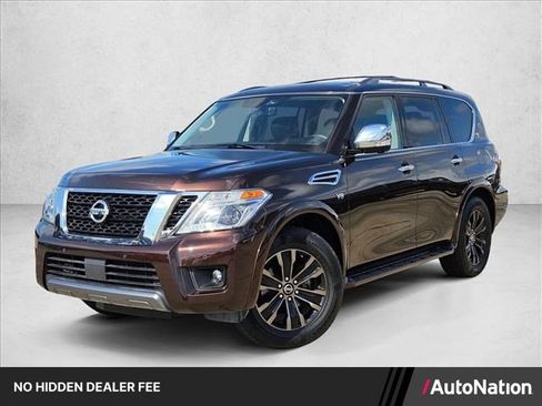 Used 2019 Nissan Armada Platinum w/ Interior Lighting Package RWD image 1