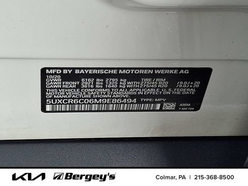 Used 2021 BMW X5 xDrive40i w/ Convenience Package AWD/4WD image 30