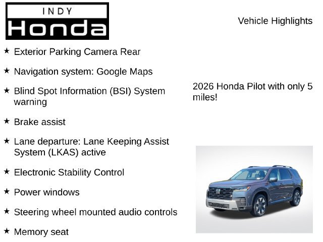 New 2026 Honda Pilot Touring image 7
