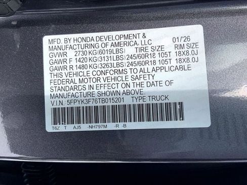 New 2026 Honda Ridgeline TrailSport+ image 21