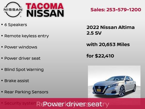 Used 2022 Nissan Altima 2.5 SV image 16