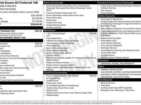 New 2026 Buick Encore GX Preferred w/ Comfort Package image 3