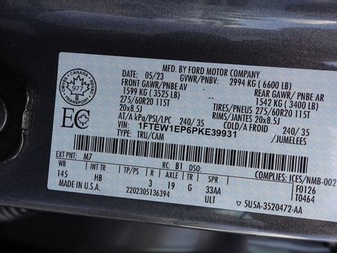 Used 2023 Ford F150 Lariat w/ Equipment Group 502A High AWD/4WD image 21