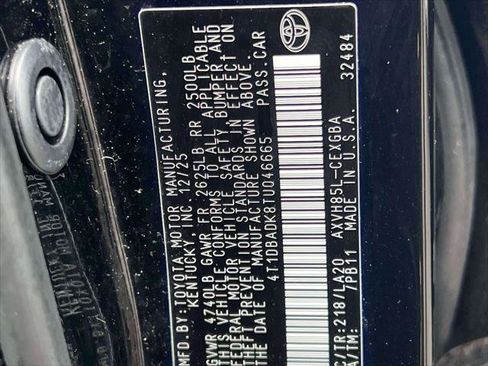 Certified 2026 Toyota Camry XLE w/ Premium Plus Package AWD/4WD image 21
