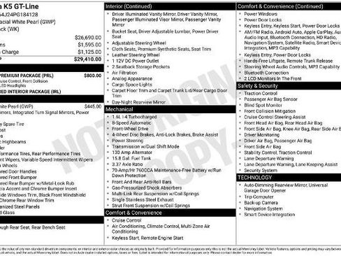 Used 2023 Kia K5 GT-Line w/ GT-Line Premium Package FWD image 2