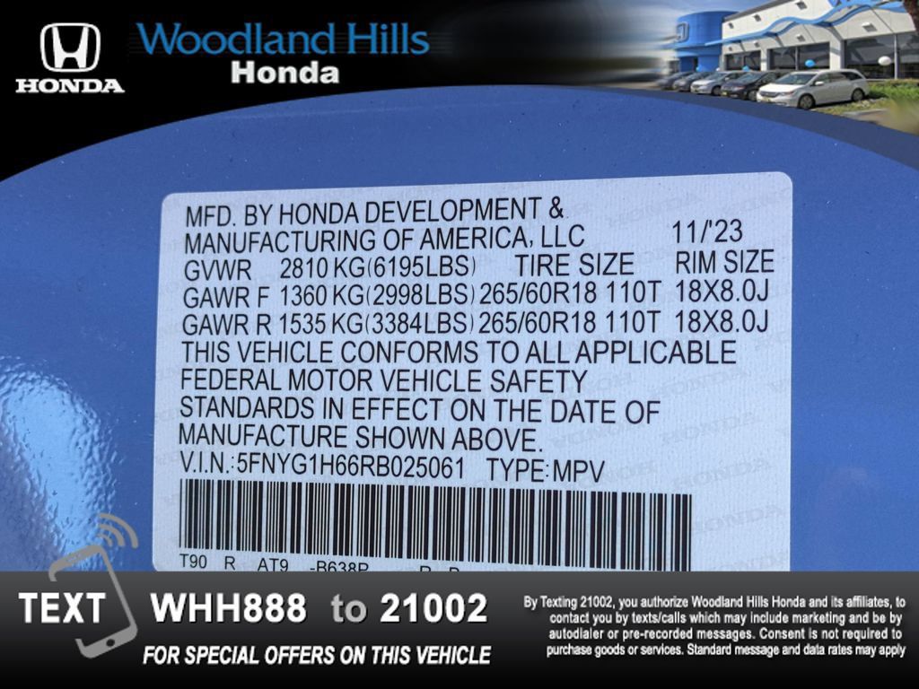 Certified 2024 Honda Pilot TrailSport image 27