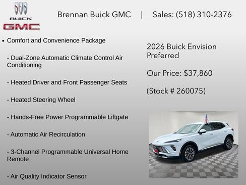 New 2026 Buick Envision Preferred AWD/4WD image 6
