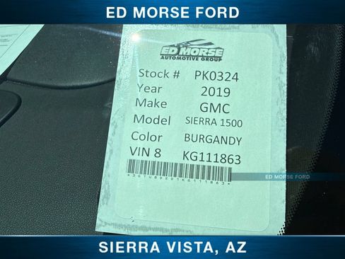 Used 2019 GMC Sierra 1500 SLT w/ SLT Premium Plus Package RWD image 2
