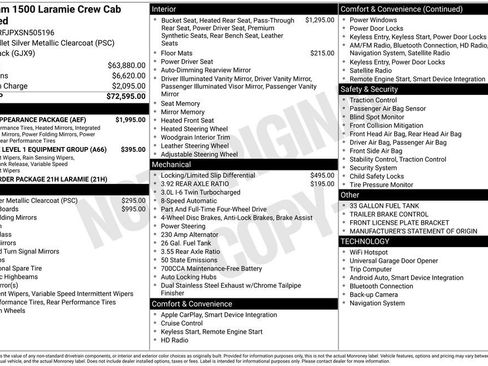 Used 2025 RAM 1500 Laramie w/ Sport Appearance Package AWD/4WD image 5