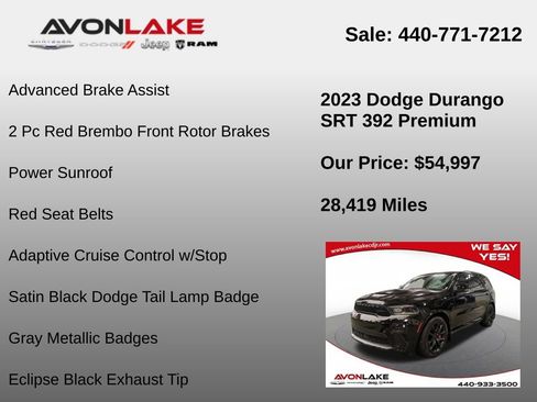 Used 2023 Dodge Durango SRT image 30