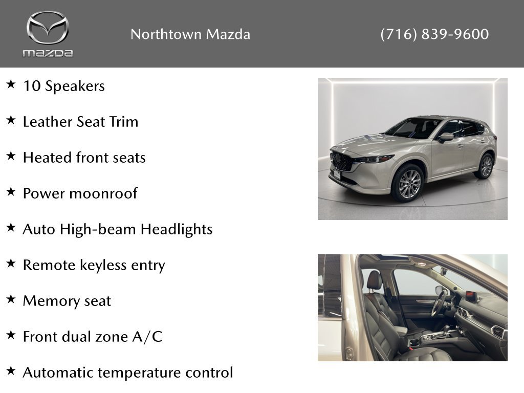 Certified 2024 MAZDA CX-5 AWD 2.5 S w/ Premium Package image 2