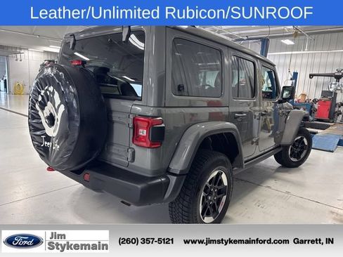 Used 2021 Jeep Wrangler Unlimited Rubicon w/ Uconnect 4C Nav & Sound Group AWD/4WD image 13