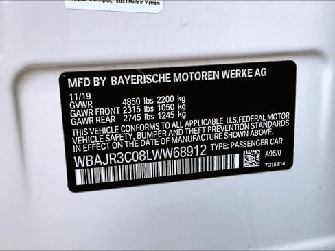 Used 2020 BMW 530i w/ Convenience Package image 31