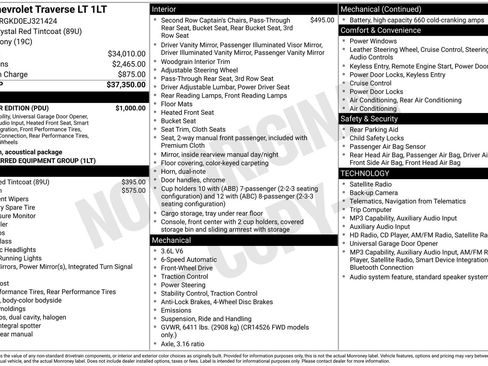 Used 2014 Chevrolet Traverse LT w/ All-Star Edition FWD image 26