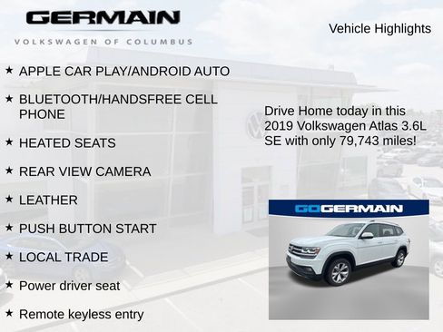 Used 2019 Volkswagen Atlas SE image 5