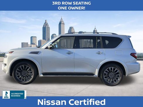 Certified 2024 Nissan Armada Platinum w/ Captain's Chairs Package image 2