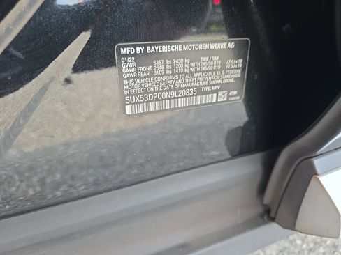 Used 2022 BMW X3 xDrive30i w/ Premium Package 2 image 39