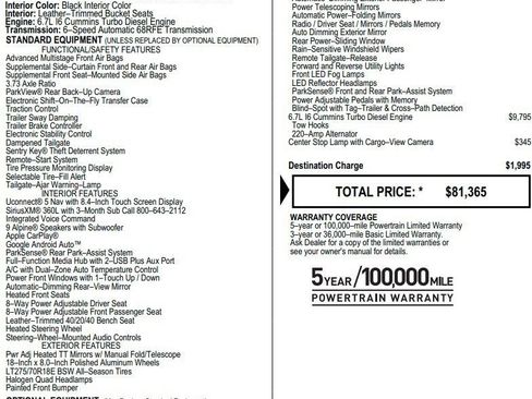 Used 2024 RAM 2500 Laramie w/ Night Edition AWD/4WD image 2