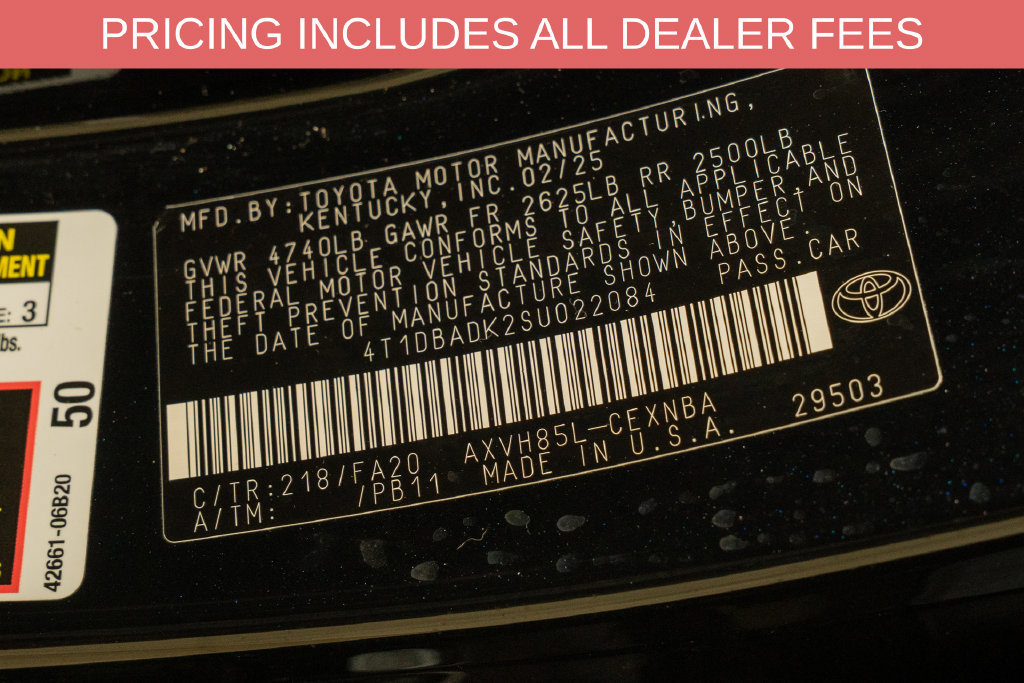 Used 2025 Toyota Camry LE w/ Convenience Package AWD/4WD image 21