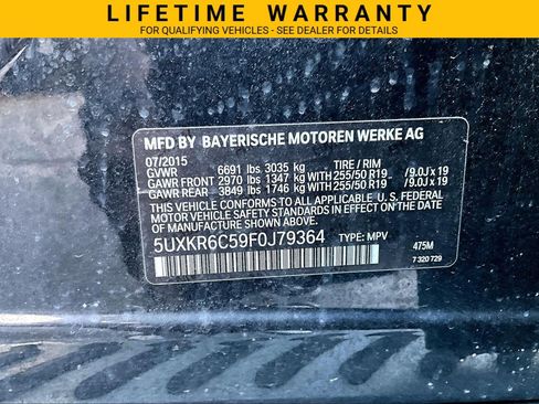 Used 2015 BMW X5 xDrive50i w/ Executive Package AWD/4WD image 6