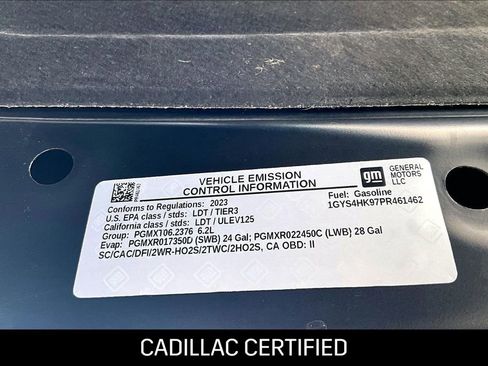 Certified 2023 Cadillac Escalade V w/ LPO, ONYX Package AWD/4WD image 29