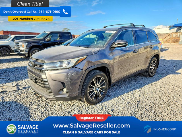 Used 2018 Toyota Highlander SE AWD/4WD image 1