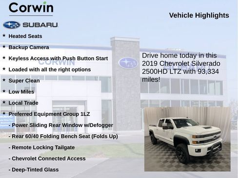 Used 2019 Chevrolet Silverado 2500 LTZ w/ Duramax Plus Package AWD/4WD image 6