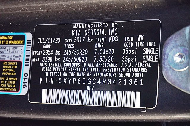 Used 2024 Kia Telluride S w/ S Sunroof Package AWD/4WD image 15