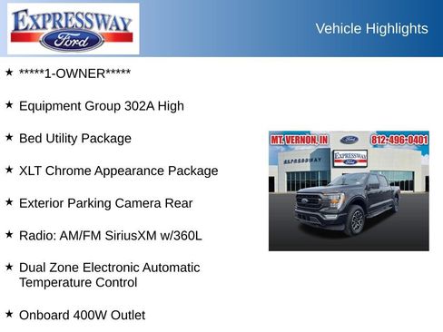 Used 2023 Ford F150 XLT w/ Equipment Group 302A High AWD/4WD image 2