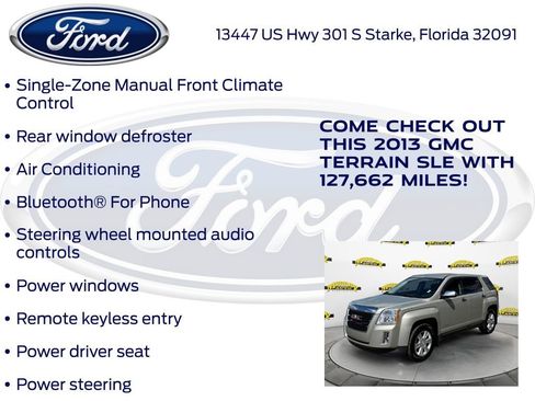 Used 2013 GMC Terrain SLE w/ LPO, Chrome Package FWD image 20