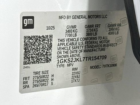 Used 2026 GMC Yukon XL Denali w/ Sun & Power Step Package AWD/4WD image 33