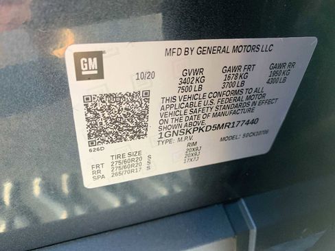 Certified 2021 Chevrolet Tahoe Z71 w/ Z71 Signature Package image 34