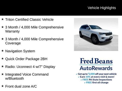 Used 2018 Jeep Grand Cherokee Limited AWD/4WD image 5