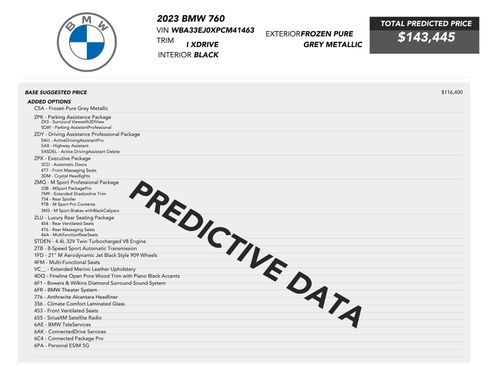 Used 2023 BMW 760i xDrive w/ Executive Package AWD/4WD image 82