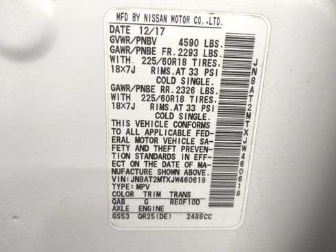 Used 2018 Nissan Rogue SL FWD image 33