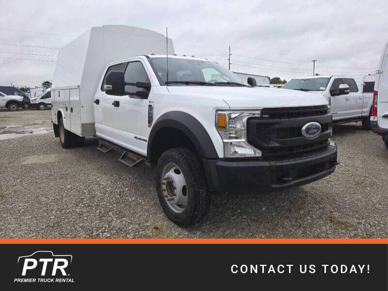 Used 2022 Ford F550 4x4 Crew Cab Super Duty w/ Power Equipment Group image 1