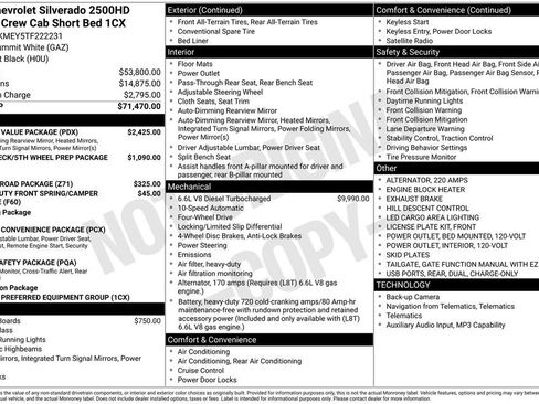Used 2026 Chevrolet Silverado 2500 Custom w/ Custom Value Package AWD/4WD image 37