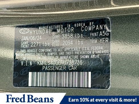 New 2024 Hyundai Elantra SEL w/ Convenience Package image 23