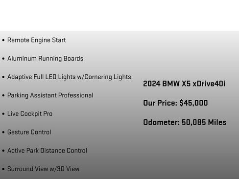 Used 2024 BMW X5 xDrive40i w/ Premium Package image 25