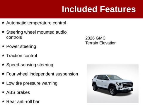 Used 2026 GMC Terrain Elevation AWD/4WD image 4