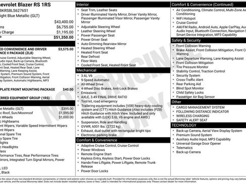 Used 2020 Chevrolet Blazer RS image 12