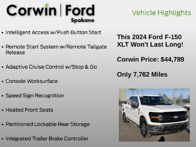 Certified 2024 Ford F150 XLT w/ Equipment Group 302A MID AWD/4WD image 19