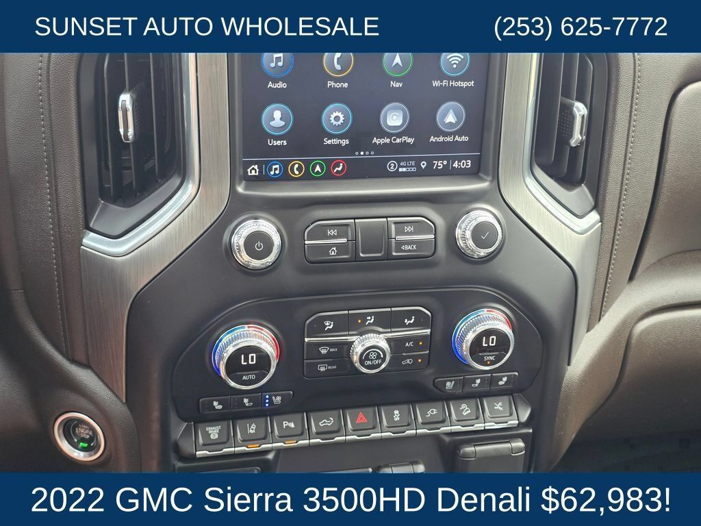 Used 2022 GMC Sierra 3500 Denali w/ Denali Ultimate Package AWD/4WD image 34