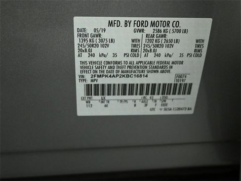 Certified 2019 Ford Edge ST w/ Convenience Package image 35