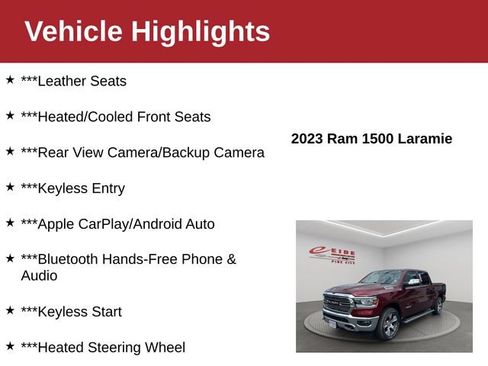 Used 2023 RAM 1500 Laramie AWD/4WD image 4