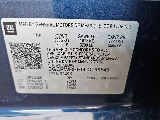 Used 2020 Chevrolet Silverado 1500 Custom w/ Custom Value Package RWD image 21