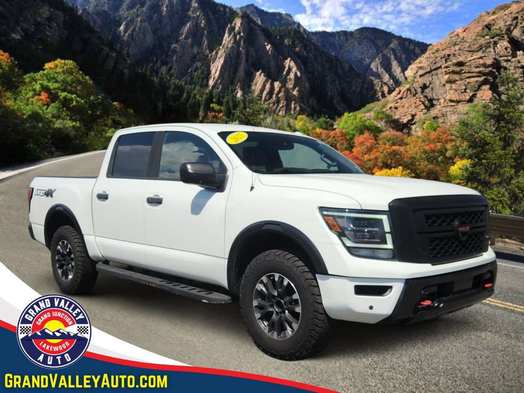 Used 2021 Nissan Titan PRO-4X w/ Pro-4x Utility Package AWD/4WD image 1