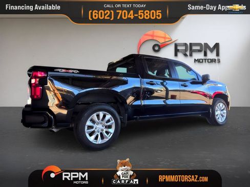 Used 2022 Chevrolet Silverado 1500 Custom w/ LPO, Dark Essentials Package AWD/4WD image 21