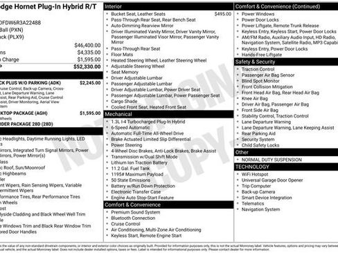 New 2024 Dodge Hornet R/T Plus w/ Tech Pack Plus w/o Parking image 30
