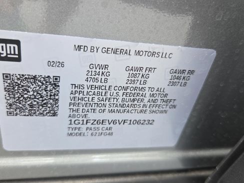 New 2027 Chevrolet Bolt RS w/ LPO, All-Weather Package FWD image 16